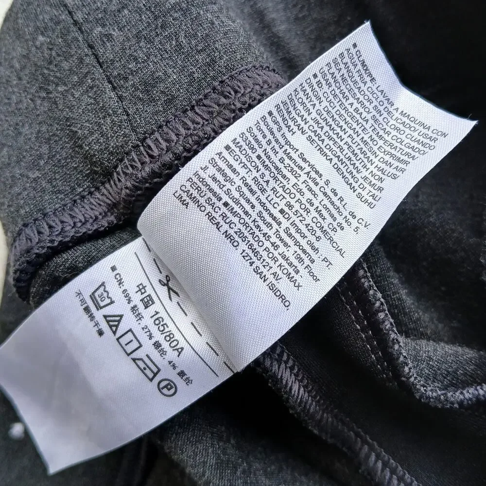 Old Navy Side Stripe Stevie Skinny Ankle Pants L heather grey hidden ankle zip - Picture 6 of 13